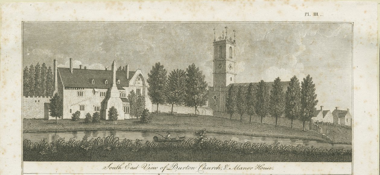 Opactwo Burton-upon-Trent: grawerowanie, nd [ok. 1795] (druk) autorstwa Stebbing Shaw