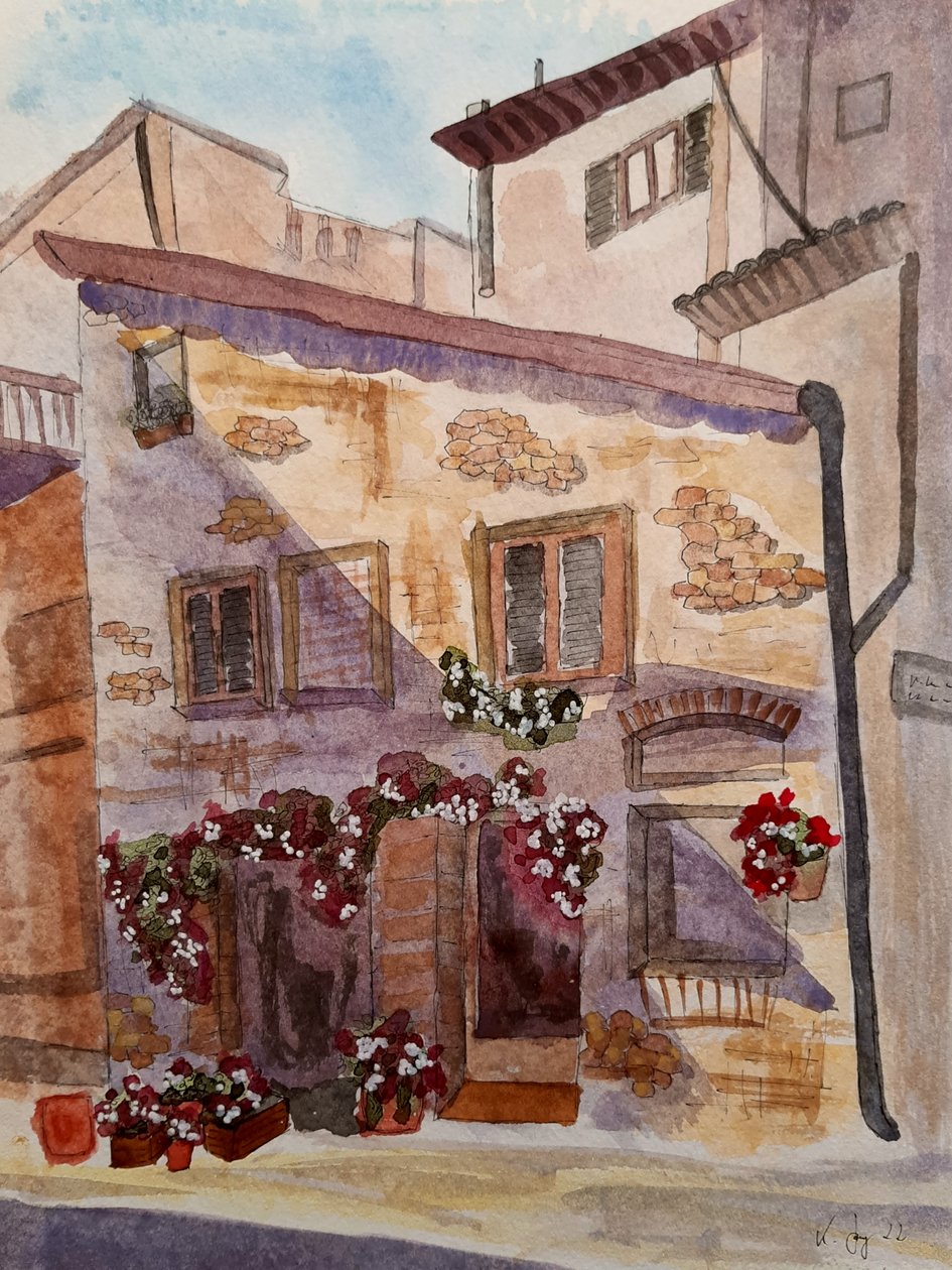 Toskania - Montepulciano autorstwa Steegs Art Karin