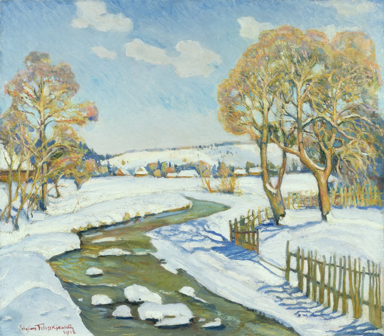 Słoneczny dzień w Poroninie, 1917 autorstwa Stefan Filipowicz