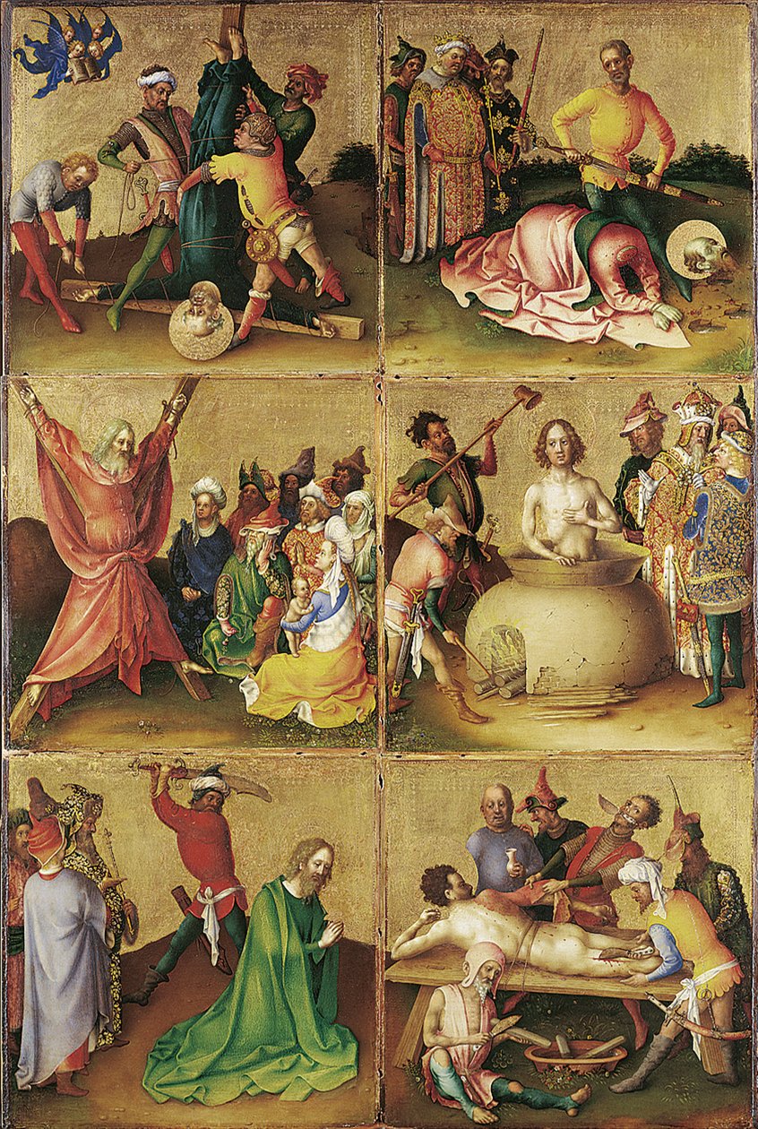 Stefan Lochner - Męczeństwo apostołów - Google Art Project autorstwa Stefan Lochner