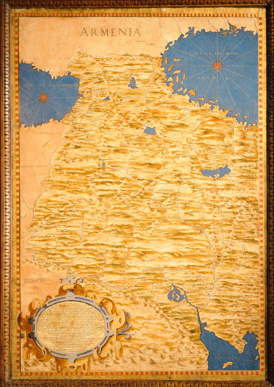 Mapa Armenii autorstwa Stefano Bonsignori