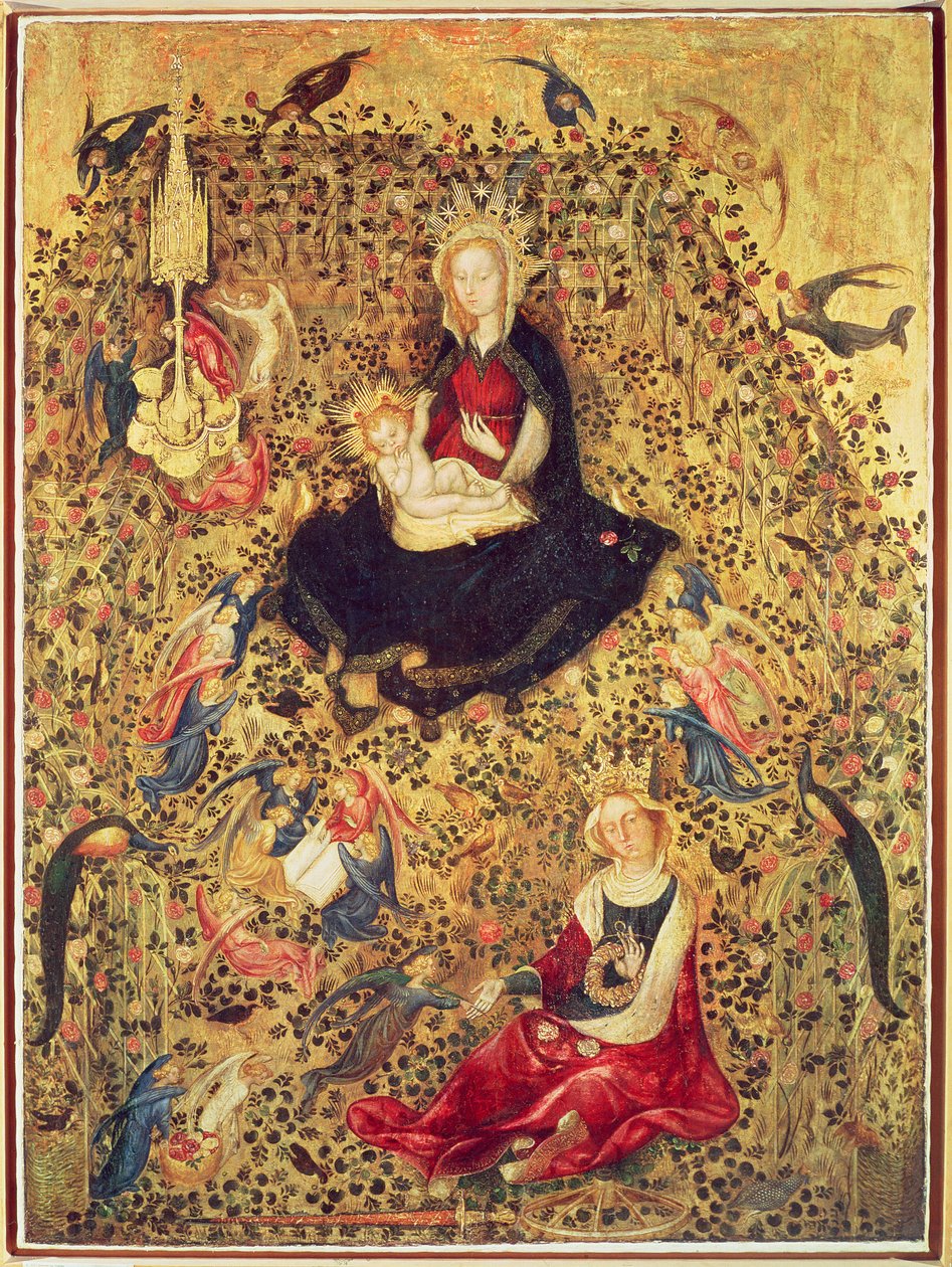 Madonna z krzewem róży autorstwa Stefano di Giovanni da Verona