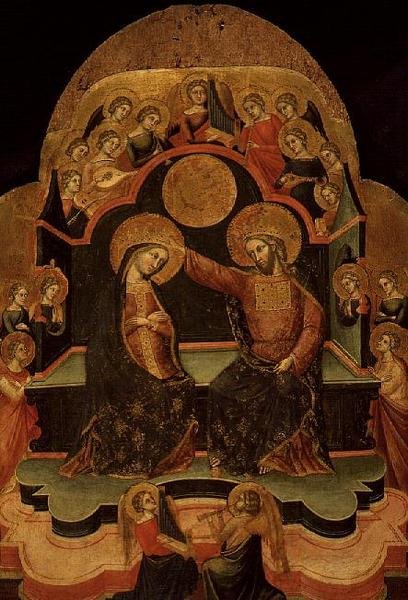 Koronacja Matki Boskiej (panel) autorstwa Stefano (fl.1353 81) Veneziano