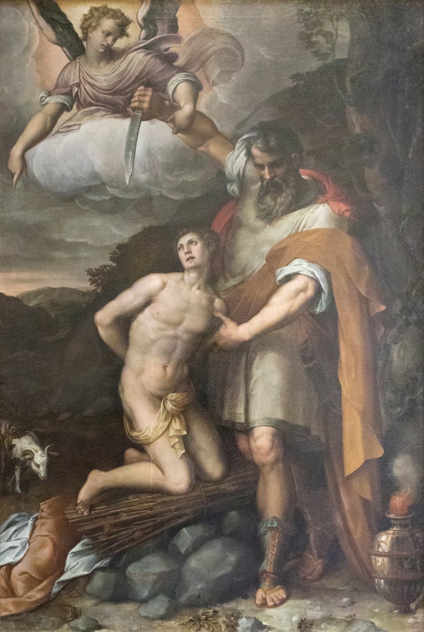 Ofiara Izaaka autorstwa Stefano Pieri