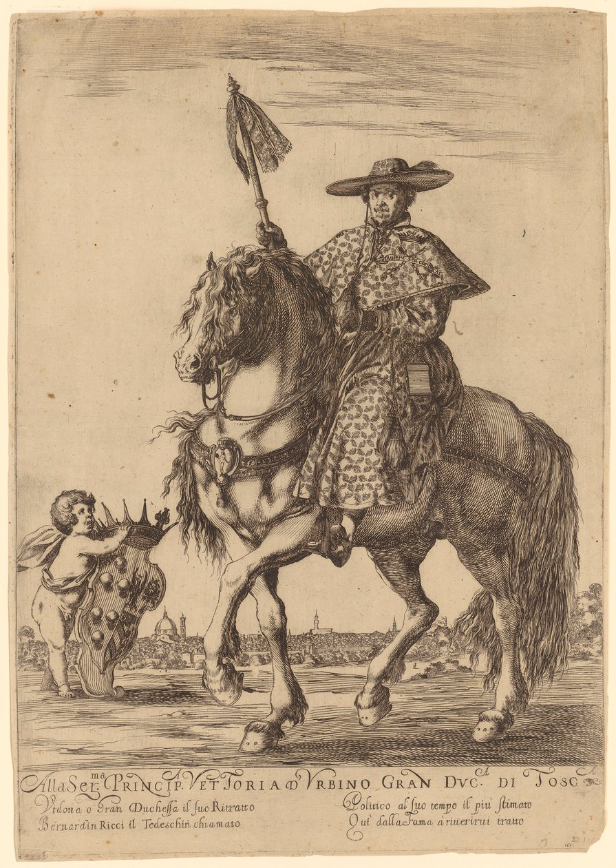 Bernardin Ricci, zwany „il Tedeschino” autorstwa Stefano della Bella