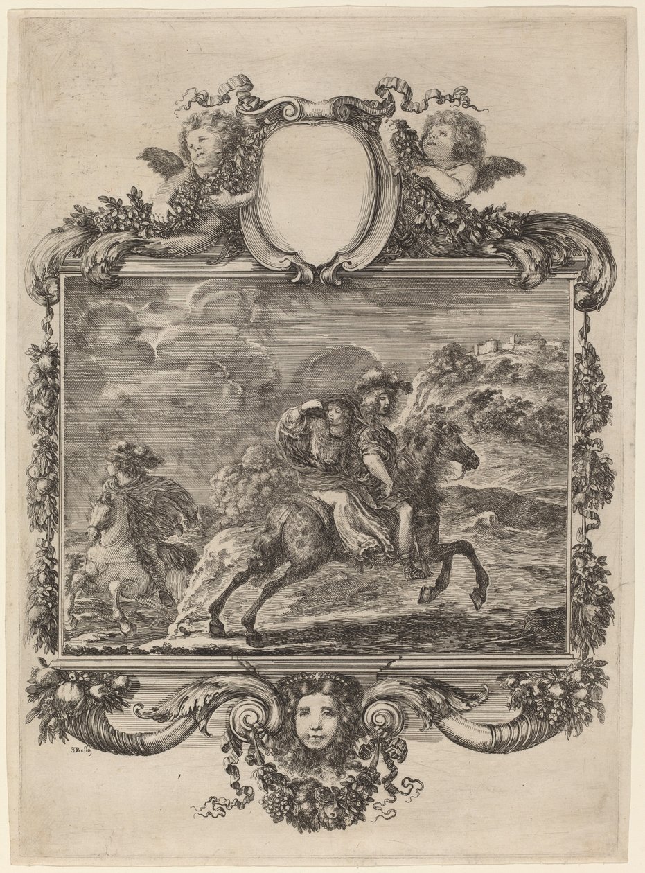 Clovis i Clotilda, około. 1657. autorstwa Stefano della Bella