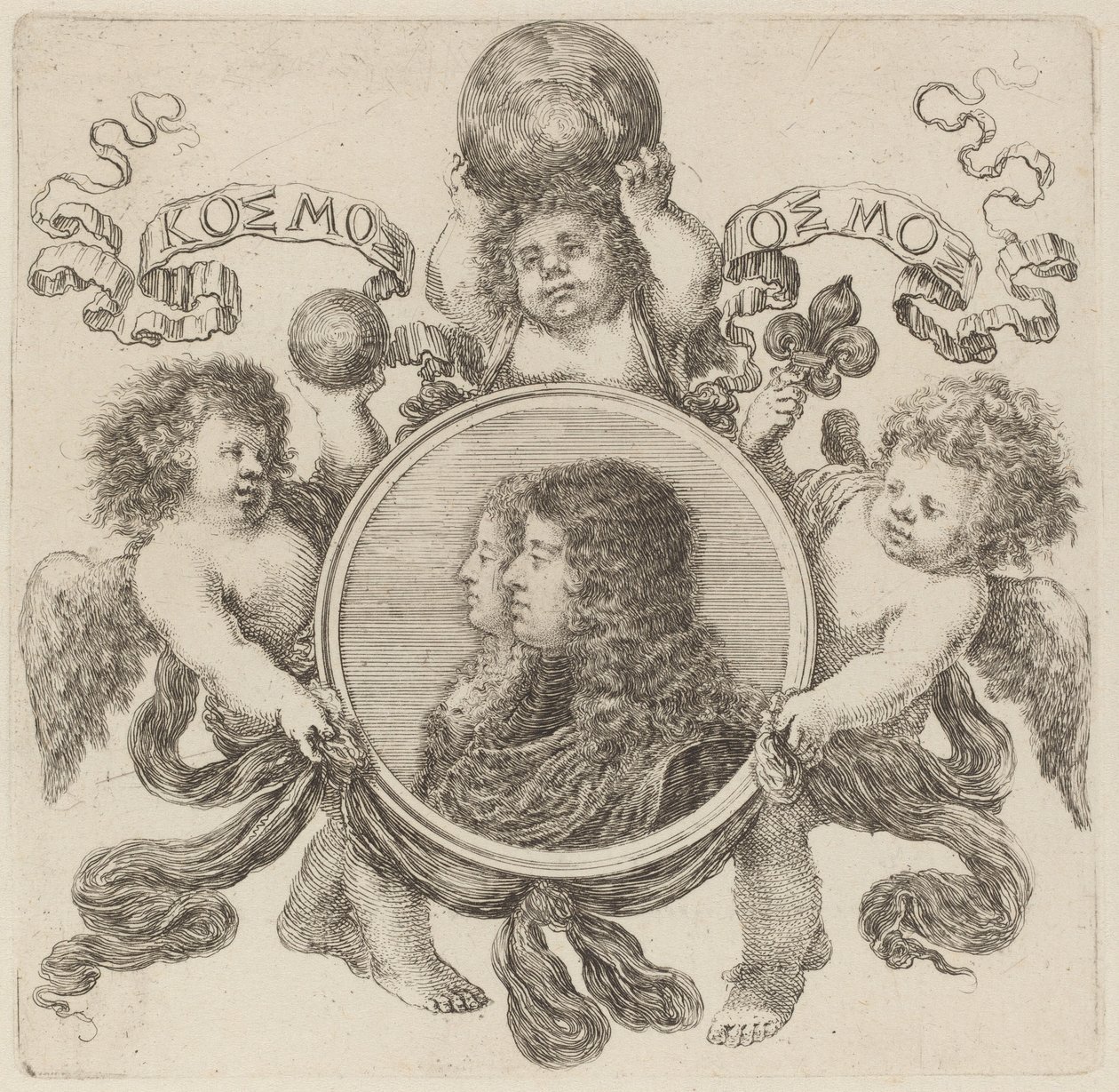Cosimo de Medici, książę Toskanii i Małgorzata Louise d