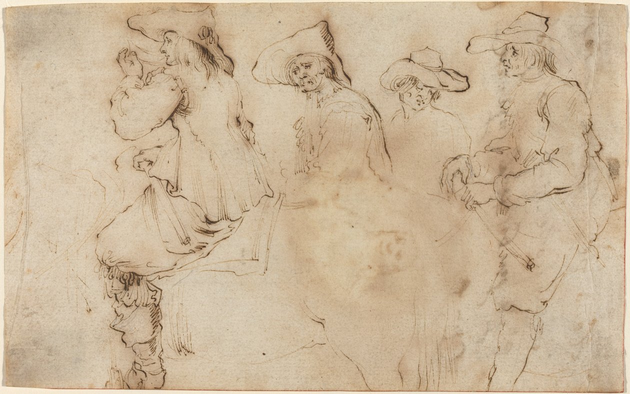 Czterech jeźdźców, 162730. autorstwa Stefano della Bella
