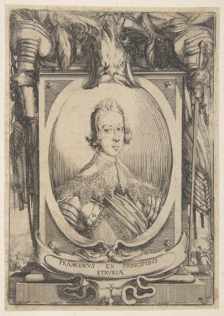 Francesco de Medici, książę Toskanii, ca. 1634. autorstwa Stefano della Bella
