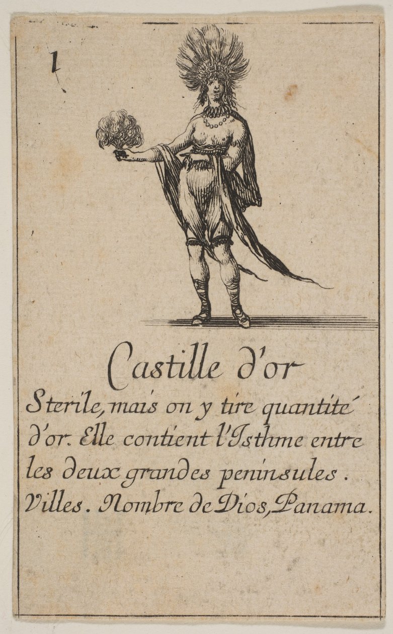 Gold Coast, z „Gry w geografii”, z gry w geografii, 1644. autorstwa Stefano della Bella