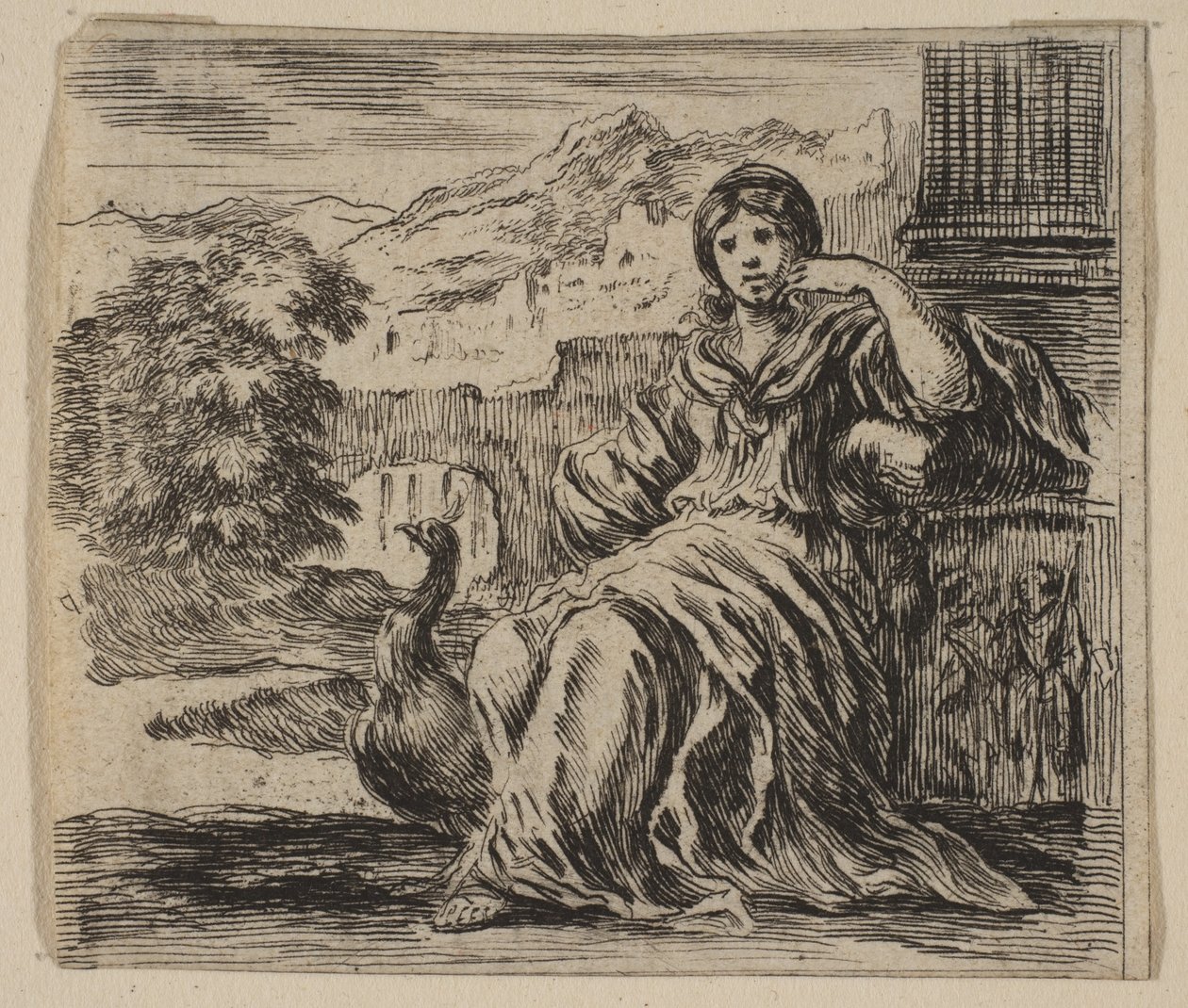 Juno, z Game of Mythology Game of Mythology, 1644. autorstwa Stefano della Bella