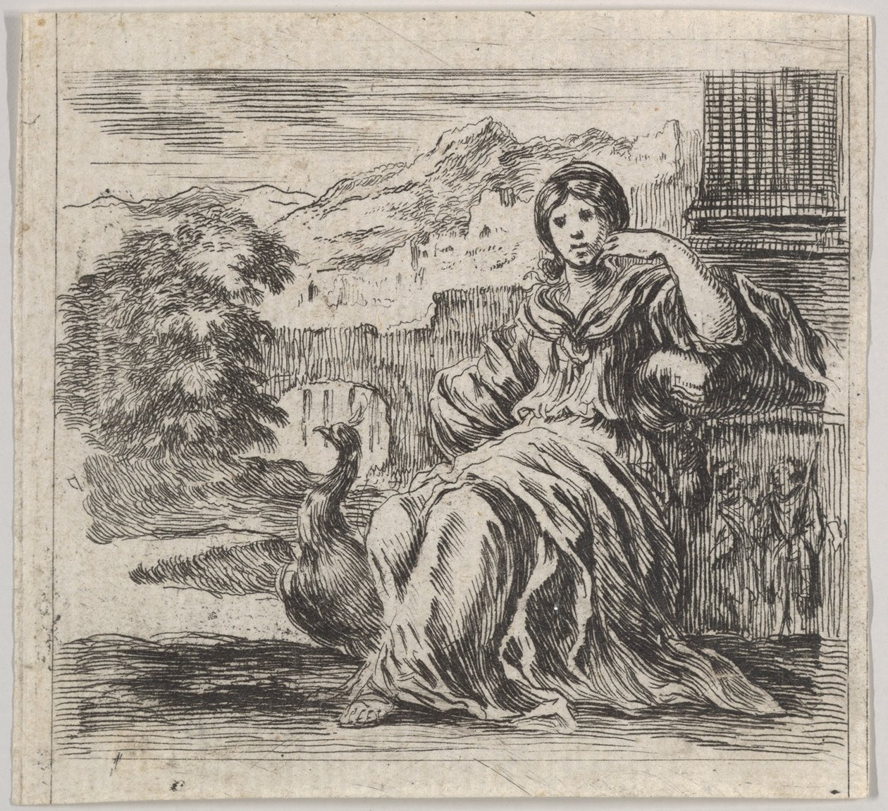 Juno, z Game of Mythology Game of Mythology, 1644. autorstwa Stefano della Bella