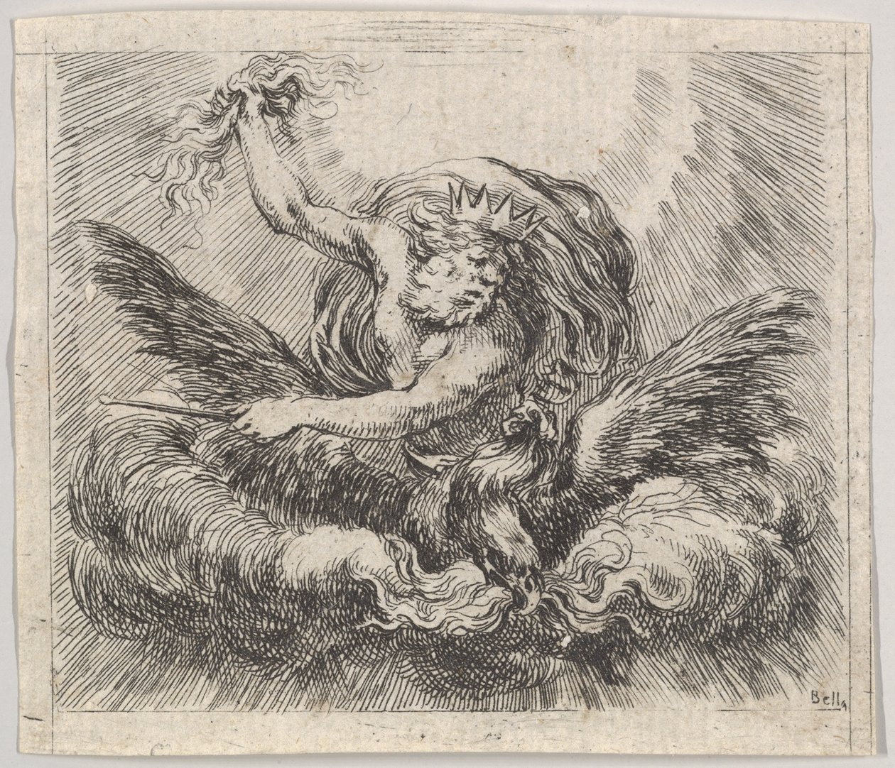 Jupiter, z Game of Mythology Game of Mythology, 1644. autorstwa Stefano della Bella