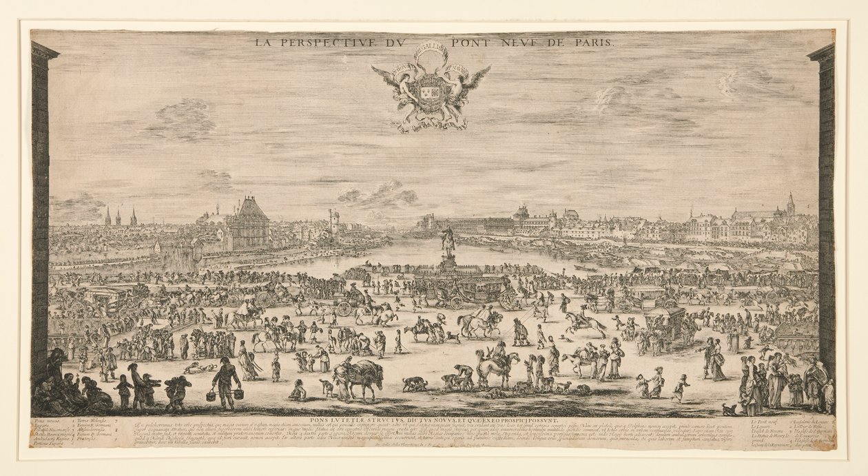 Pont Neuf, Paryż autorstwa Stefano della Bella