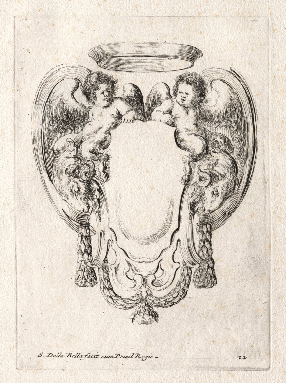 Nowy model kartusza, 1647. autorstwa Stefano della Bella