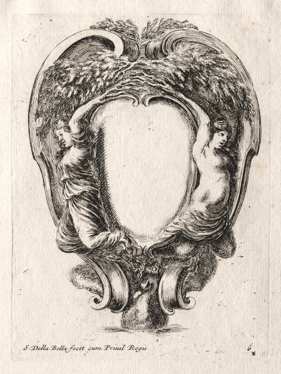 Nowy model kartusza, 1647. autorstwa Stefano della Bella