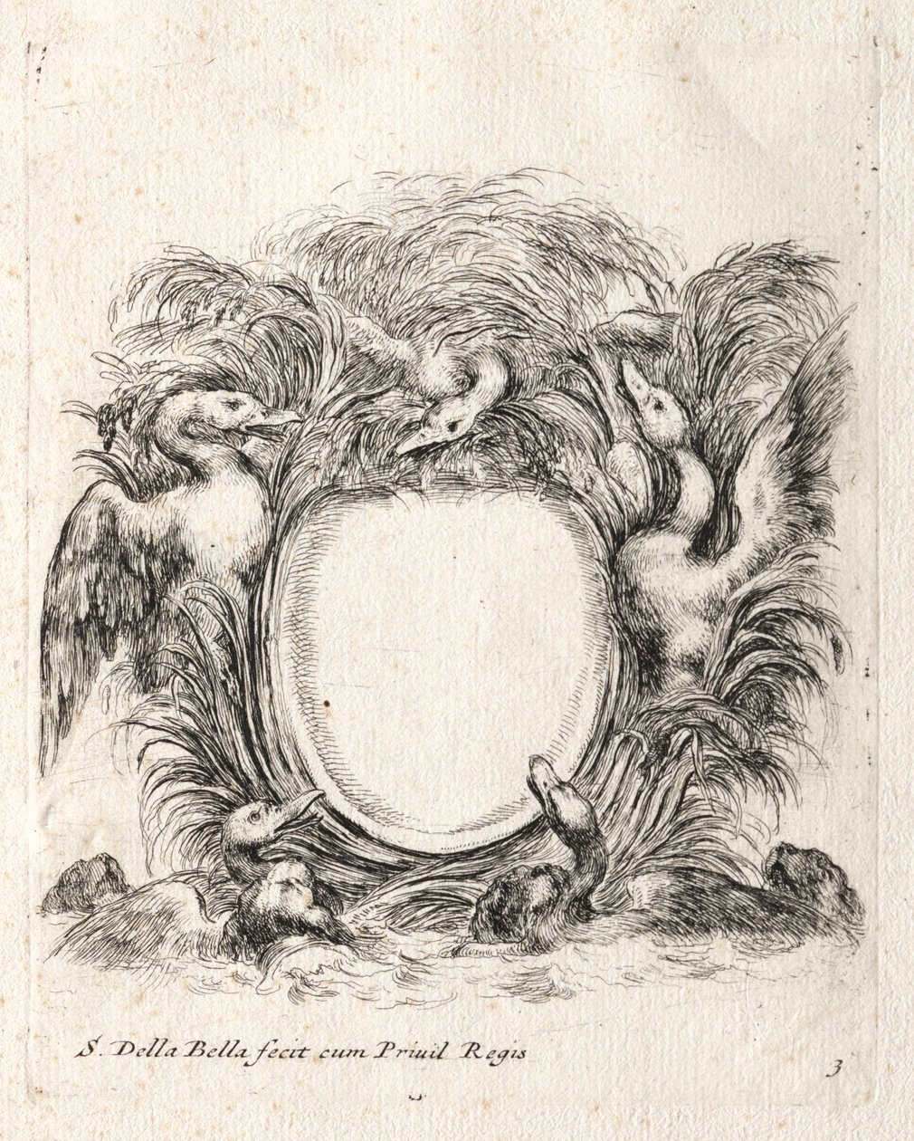 Nowy model kartusza, 1647. autorstwa Stefano della Bella