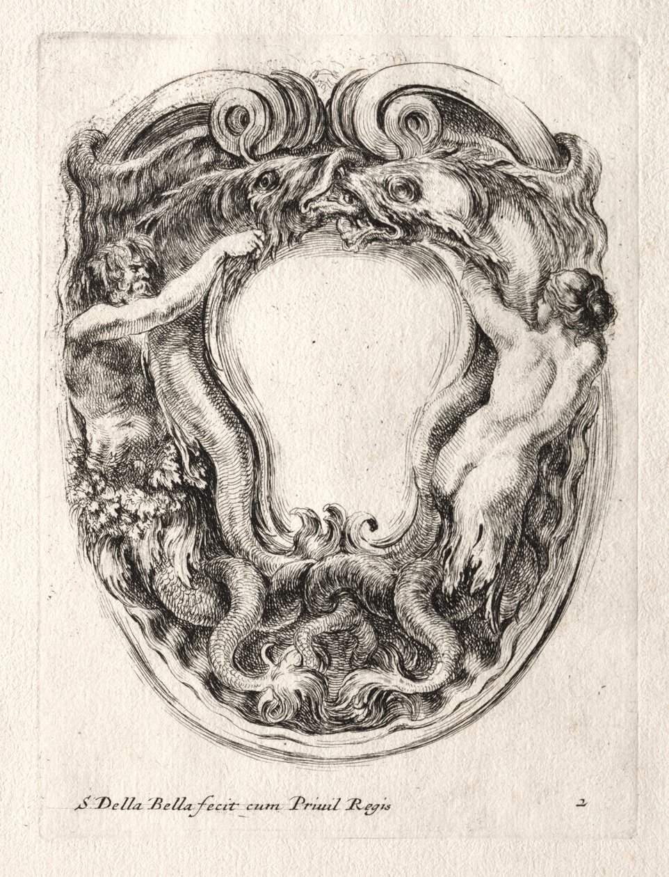 Nowy model kartusza, 1647. autorstwa Stefano della Bella