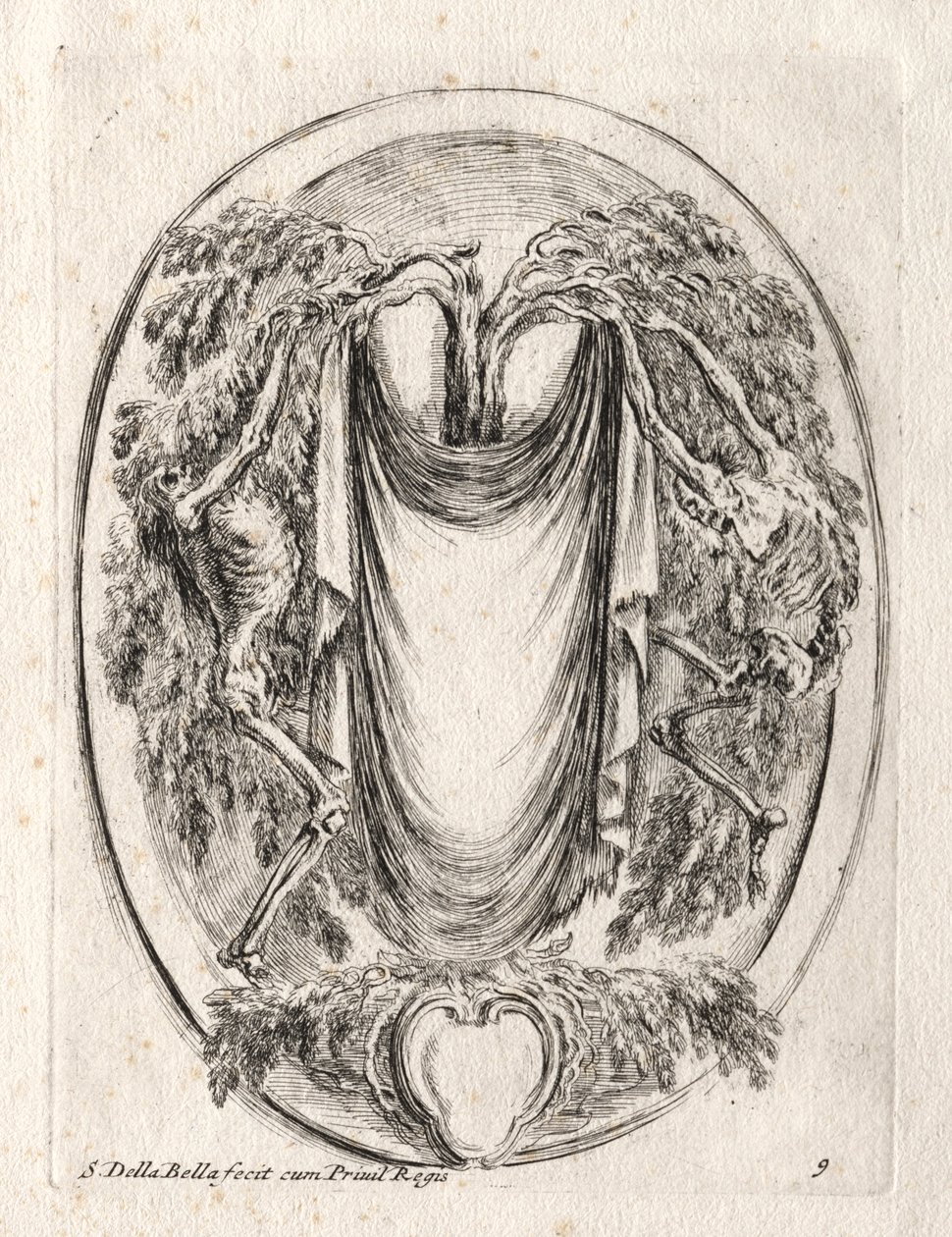 Nowy model kartusza, 1647. autorstwa Stefano della Bella