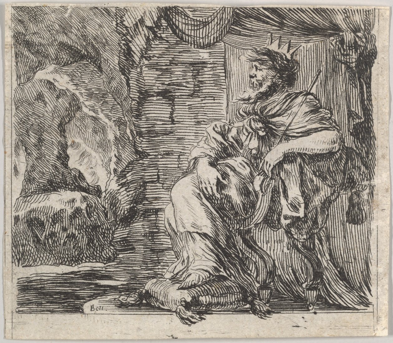 Pluton, z Game of Mythology Game of Mythology, 1644. autorstwa Stefano della Bella