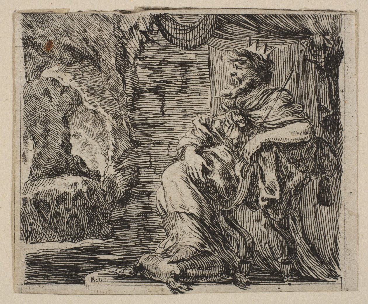 Pluton, z Game of Mythology Game of Mythology, 1644. autorstwa Stefano della Bella