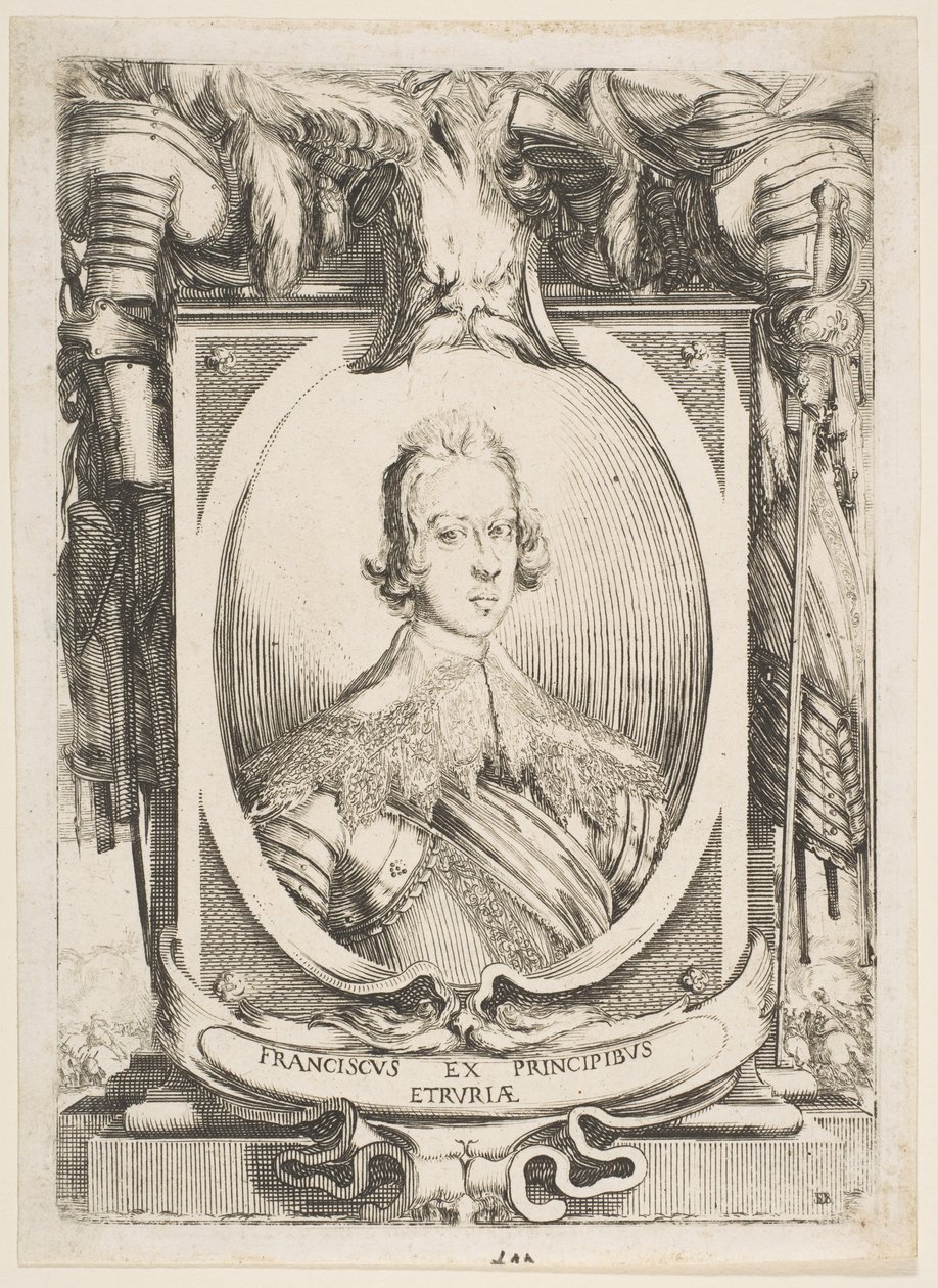 Portret Francesco de Medici, 1634. autorstwa Stefano della Bella