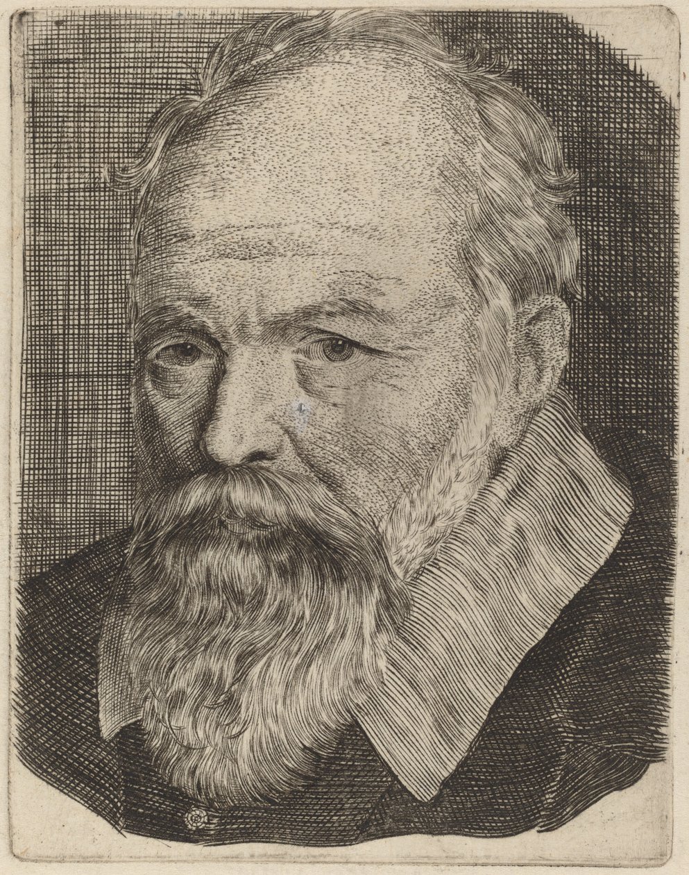 Portret mężczyzny. autorstwa Stefano della Bella
