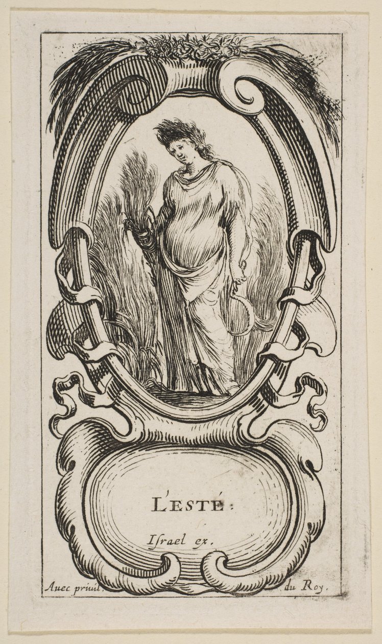 Letnie LEté z Czterech pór roku, ca. 1641. autorstwa Stefano della Bella