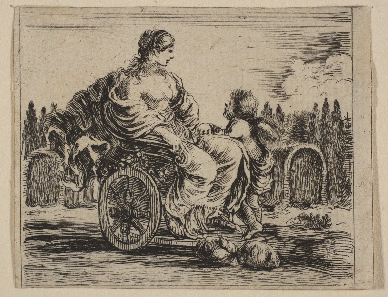 Wenus, z Game of Mythology Game of Mythology, 1644. autorstwa Stefano della Bella