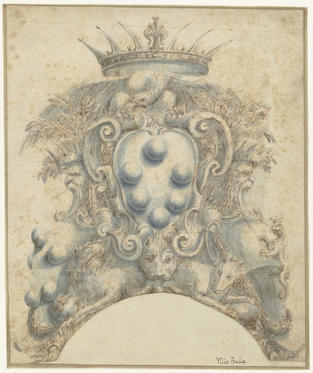 Herb rodziny Medici autorstwa Stefano della Bella