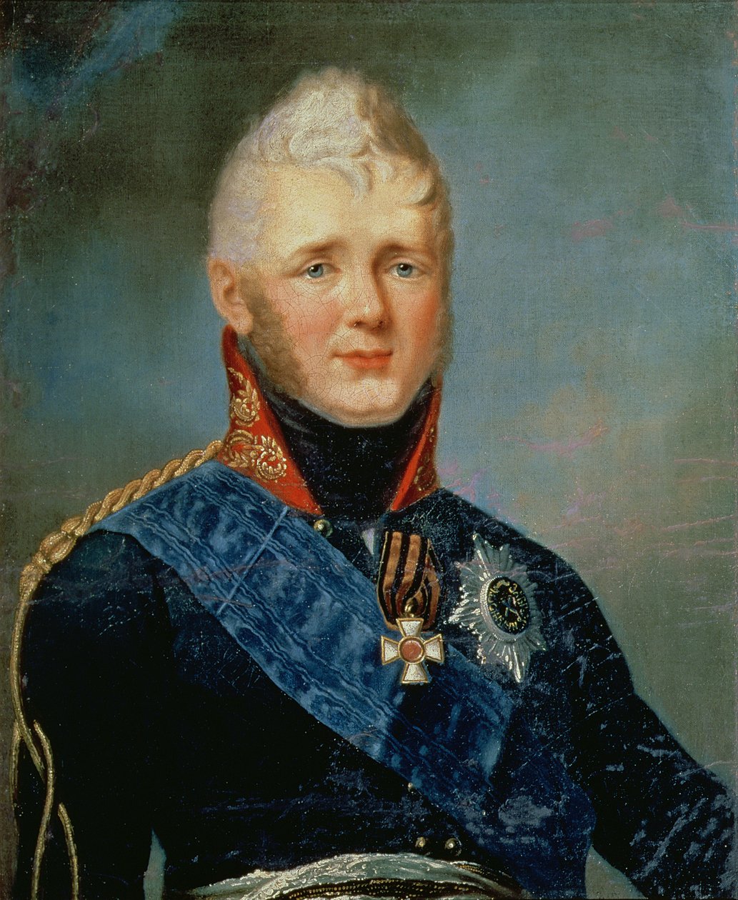 Portret cesarza Aleksandra I (1777-1825) autorstwa Stepan Semenovich Shchukin