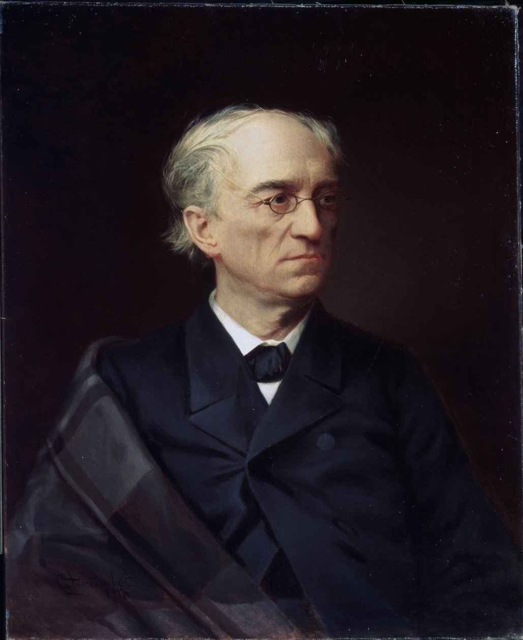 Portrait du poeteruse Fiodor Iwanowicz Tiutchev (Theodore Tiuttchev y Tiutchev autorstwa Stepan Fyodorovich Alexandrovsky