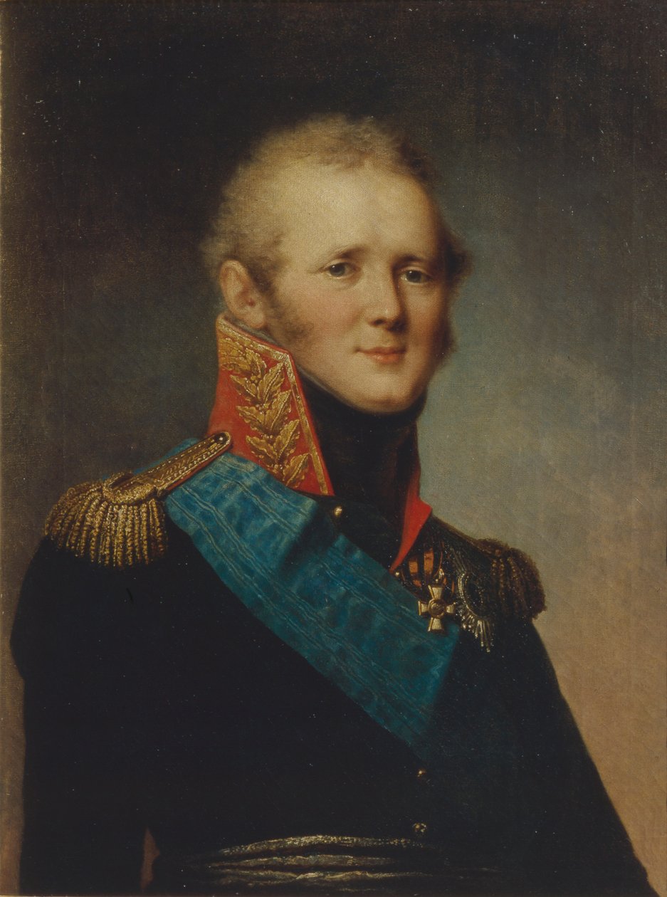 Portret cesarza Aleksandra I 1777-1825, 1809 autorstwa Stepan Semenovich Shchukin