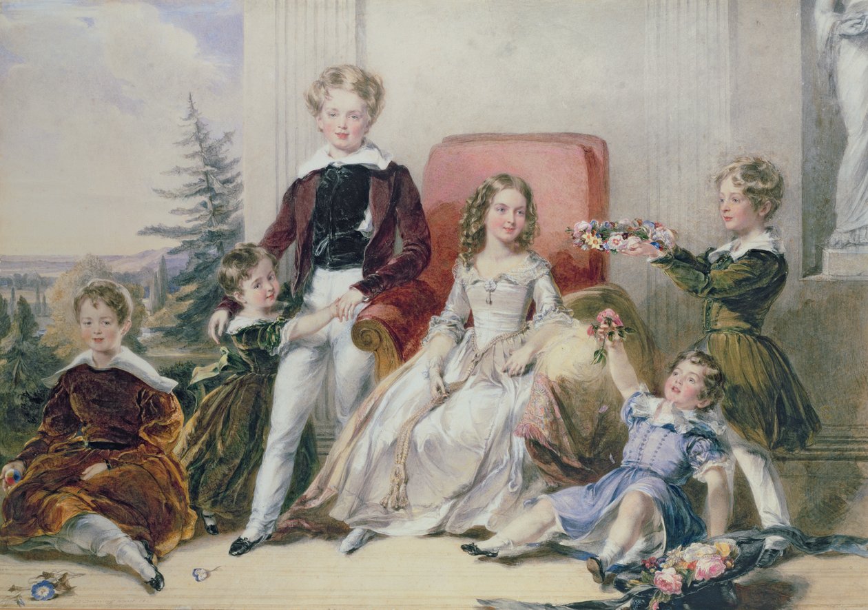 Dzieci Elhanana Bicknella autorstwa Stephan Poyntz Denning