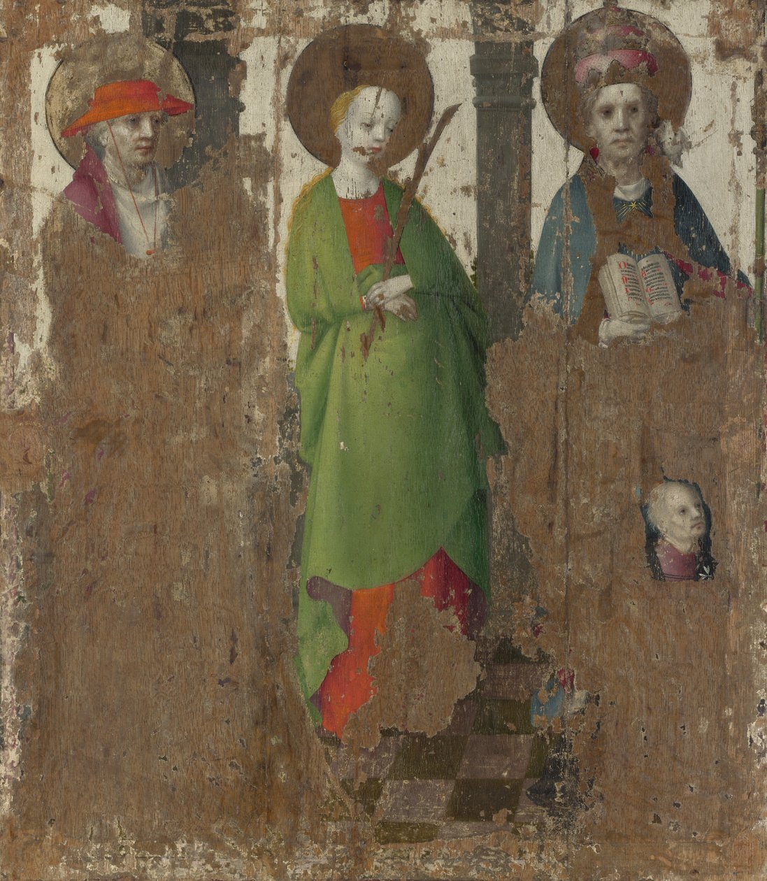 Trzej święci, ok. 1450 autorstwa Stephan Lochner