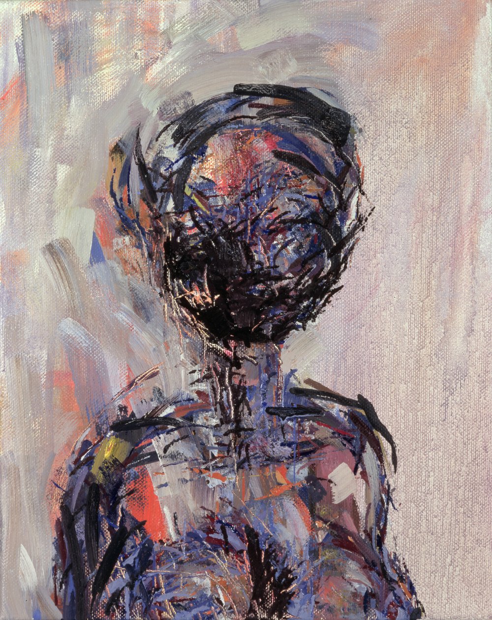 Iman, lewy panel Dyptyku, 2000 (patrz 181146) autorstwa Stephen Finer