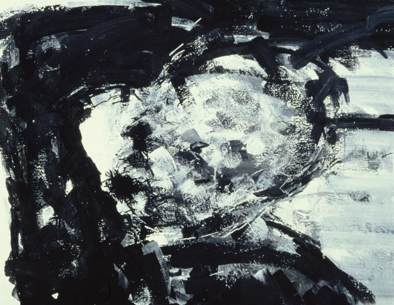 Kitaj z ręką na głowie, 1995 autorstwa Stephen Finer
