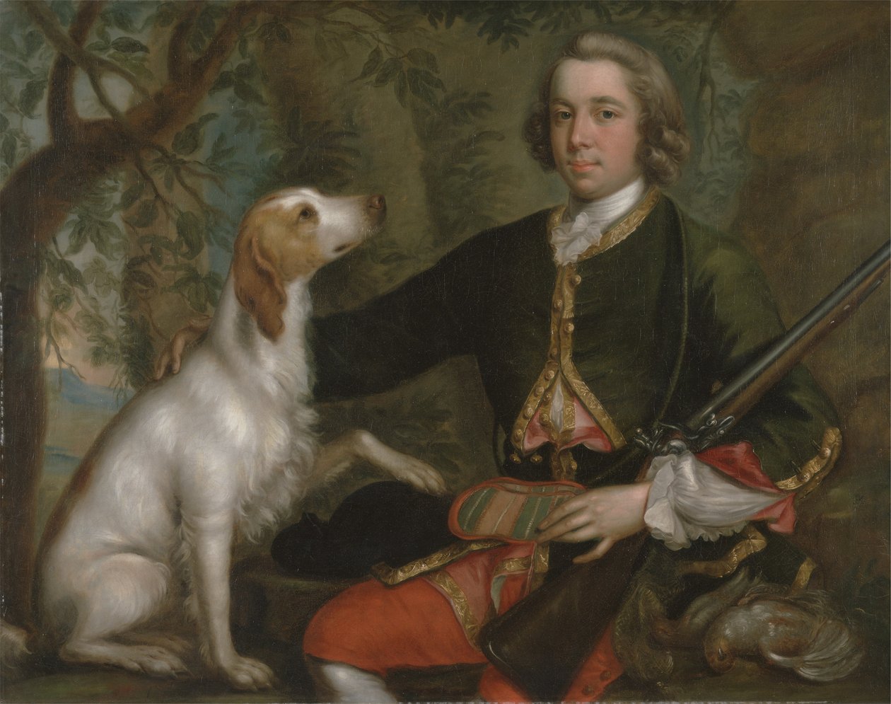 Windham Quin z Adare, hrabstwo Limerick, Irlandia, ok. 1745 autorstwa Stephen Slaughter