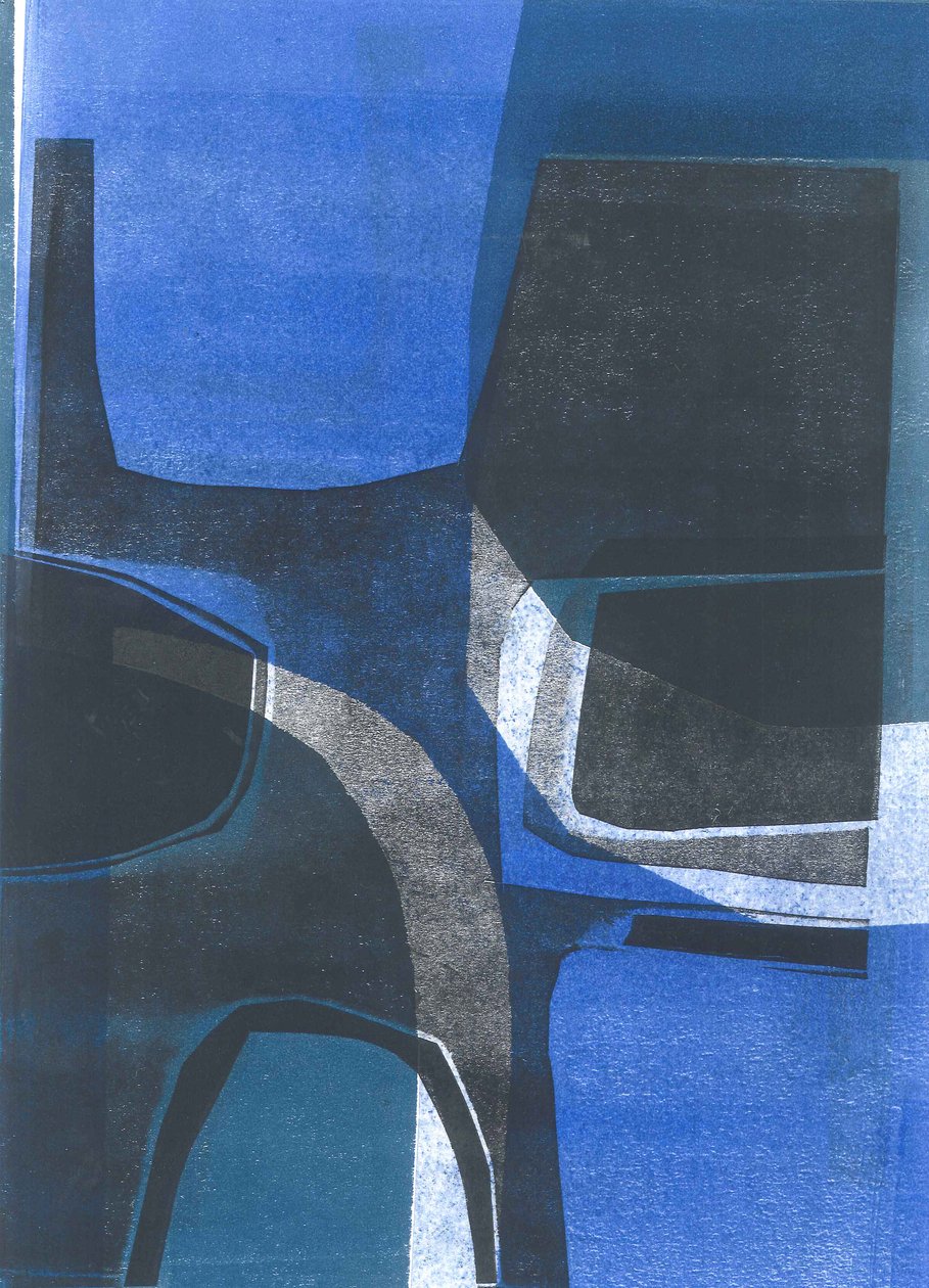 Arches, 2015 (monoprint na papierze) autorstwa Stephen Dow
