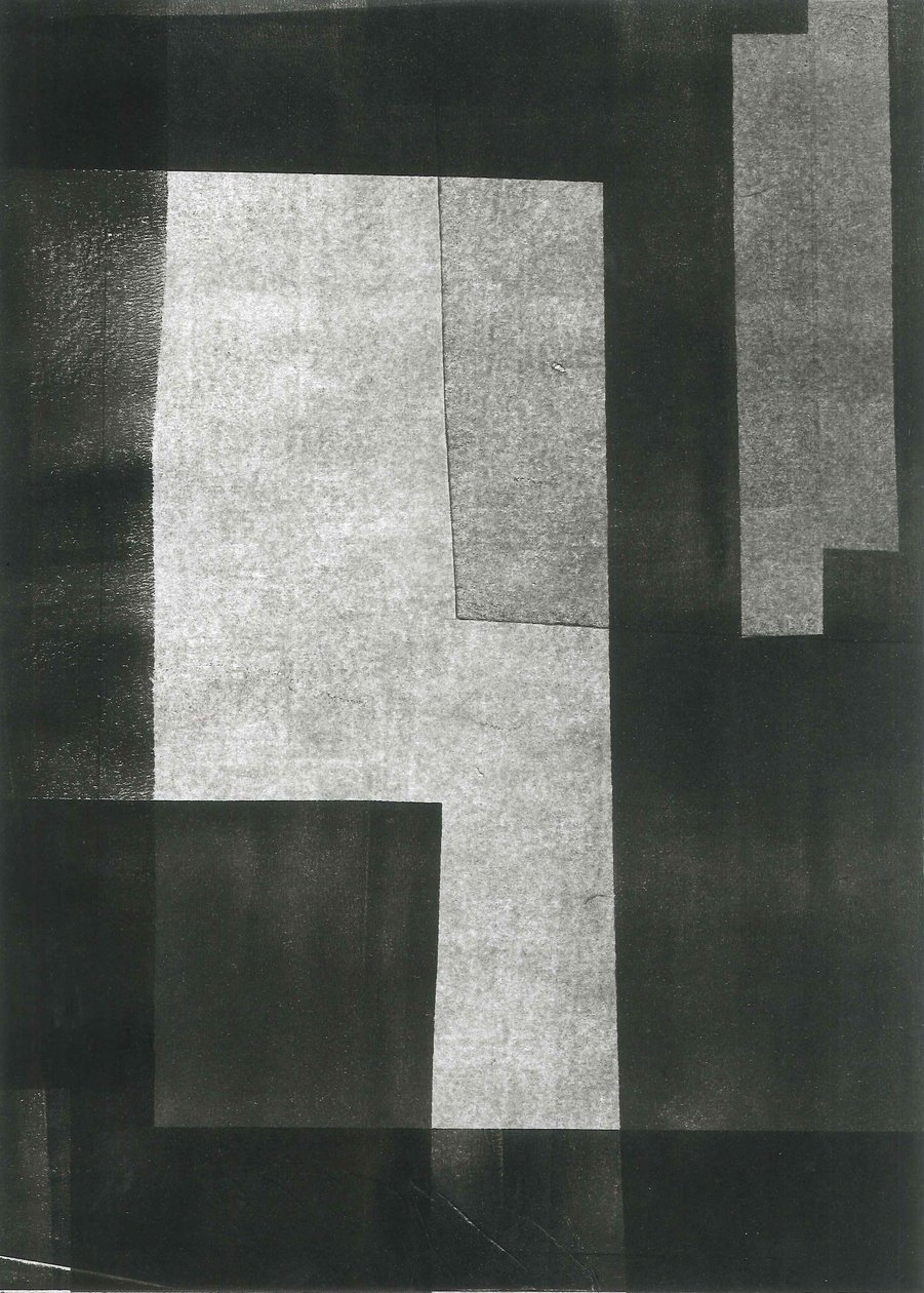 Nocturnus V, 2015 (monoprint na papierze) autorstwa Stephen Dow