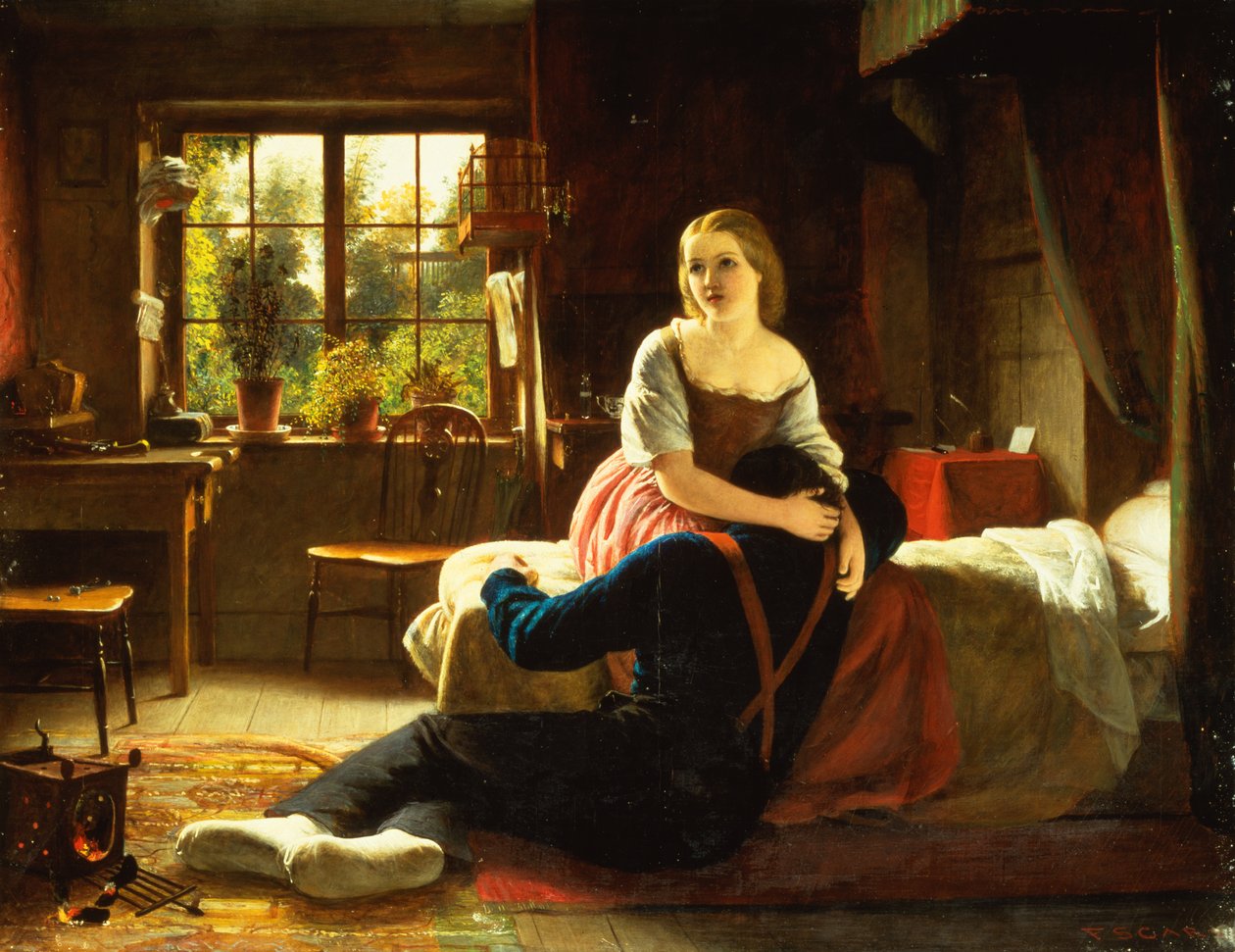 Pocieszenie (olej na płótnie) autorstwa Stephen Francis Cary