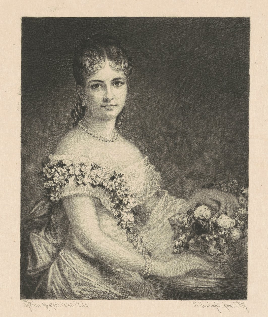 Pani J. Coleman Drayton (Charlotte Augusta Astor) autorstwa Stephen James Ferris, after Daniel Huntington