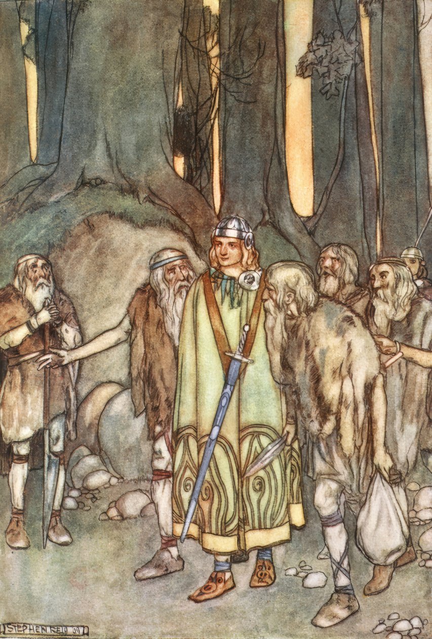 I tej nocy w samotnej chacie była uczta i radość autorstwa Stephen Reid