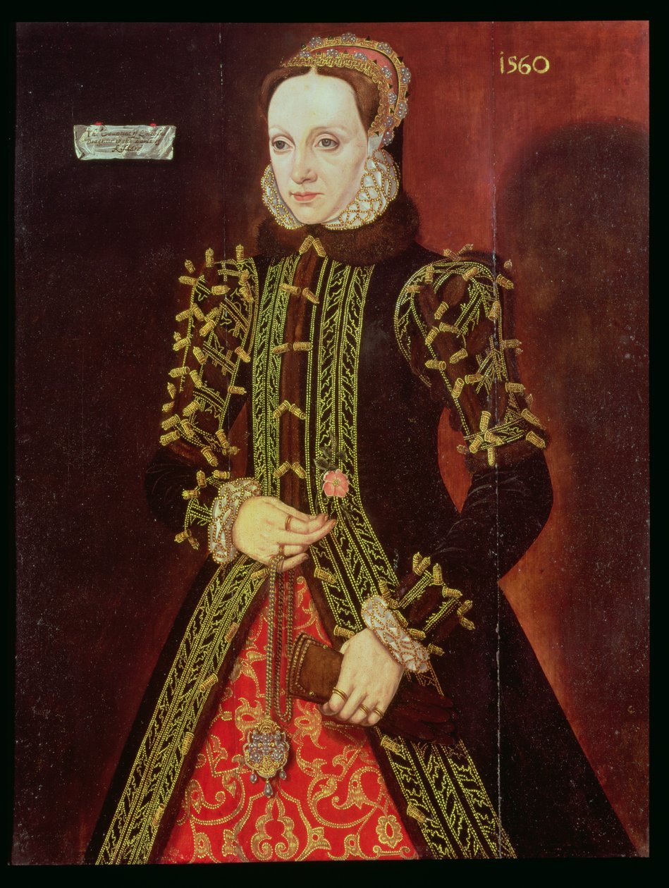 Elżbieta Fitzgerald, hrabina Lincoln, 1560 autorstwa Steven van der Meulen
