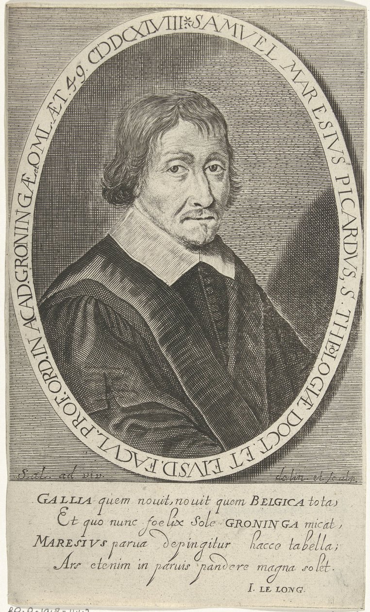 Portret van Samuela Maresiusa autorstwa Steven van Lamsweerde