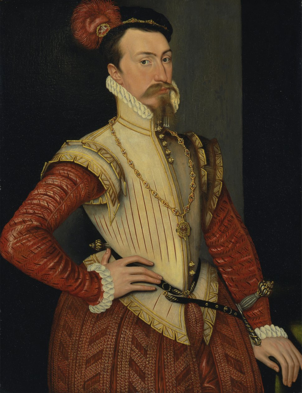 Robert Dudley, pierwszy hrabia Leicester (1532/3-1588) autorstwa Steven van der Meulen