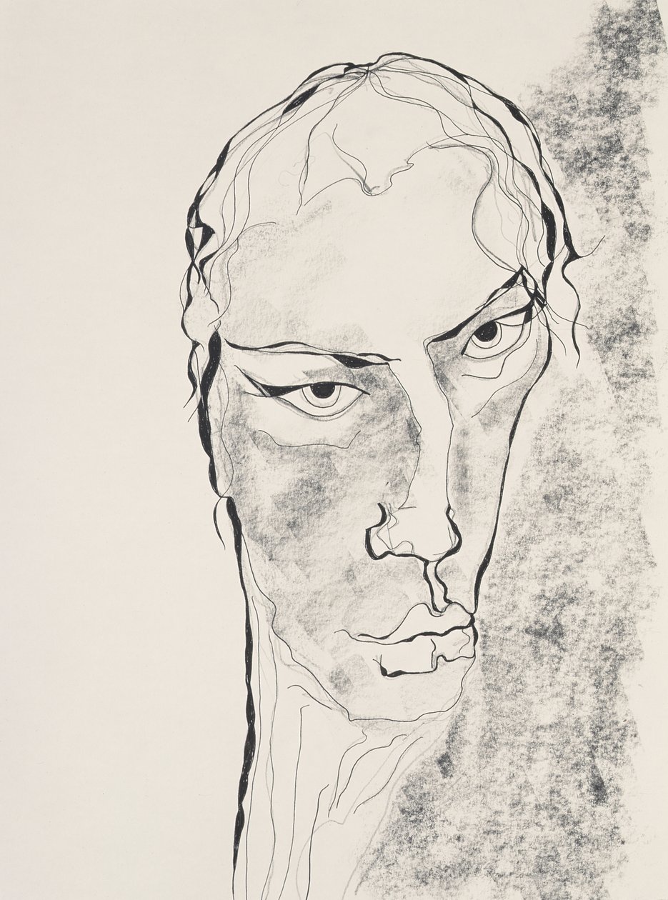 Donna Dee, 1998 (tusz i ołówek na papierze) autorstwa Stevie Taylor