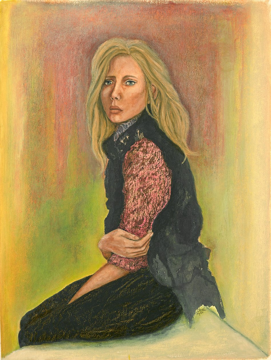 Outsider. Kobieta na półce, 2014 autorstwa Stevie Taylor