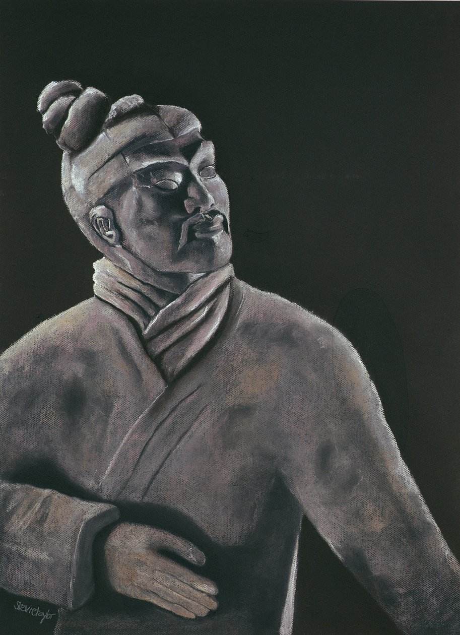 Terakotowy wojownik, 2000 autorstwa Stevie Taylor
