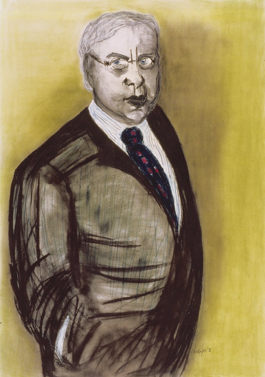 Prawnik, 1998 (pastel i węgiel na papierze) autorstwa Stevie Taylor